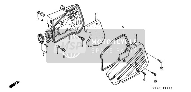 9390325380 Screw, Tapping, 5X16 Part Honda - MSP