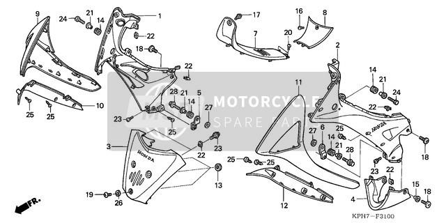 90107KPH970 Schraube A, Teile Honda - MSP