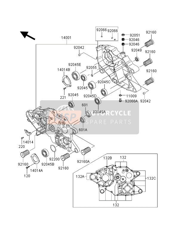 920451298, BEARING-BALL,6204X15C, Kawasaki, 1