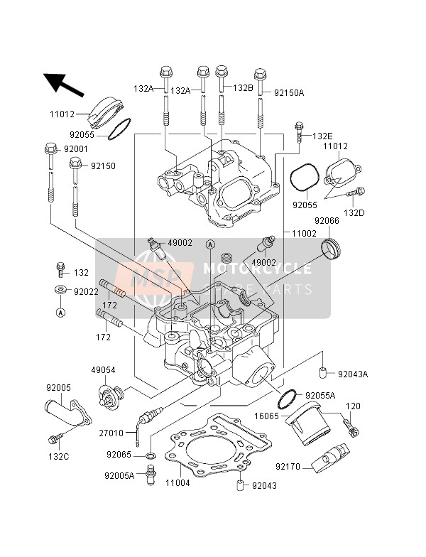 920051344, Lampenfassung, Kawasaki, 0