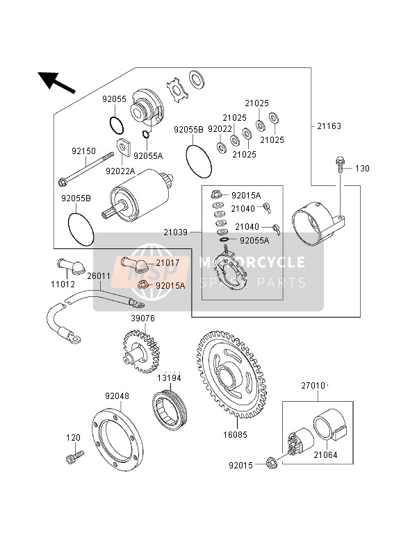 390761066, Limiter, Starter, Kawasaki, 0