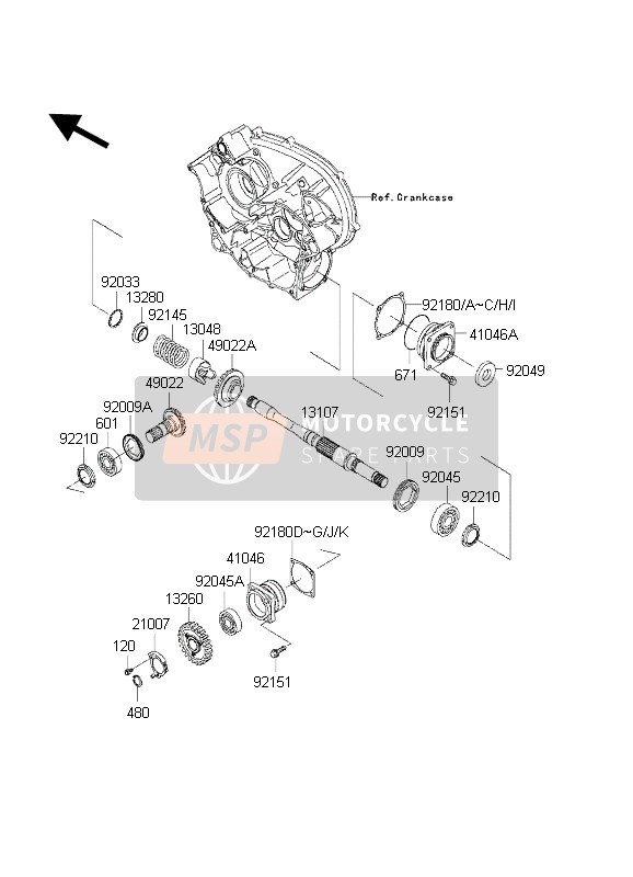 921801307, Shim,Driven,T=0.15, Kawasaki, 1