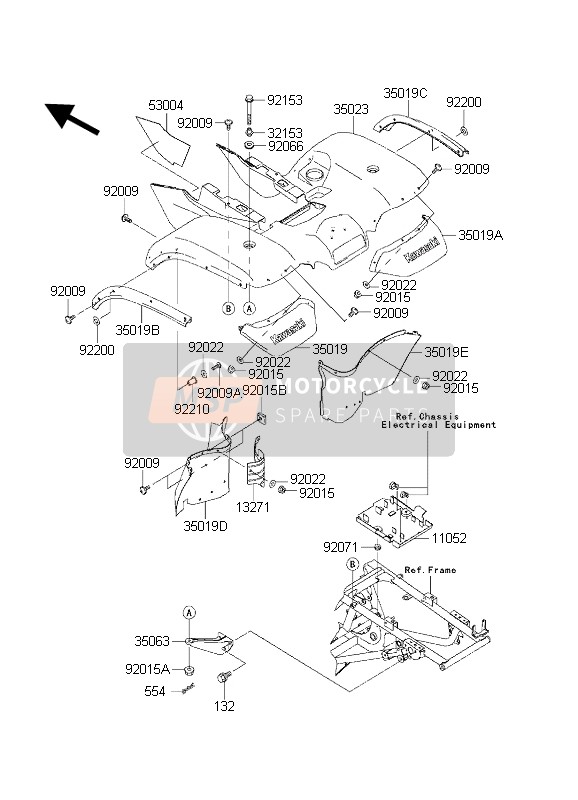 3501913746Z, Flap,Rr,Side,Rh,F.Black, Kawasaki, 0