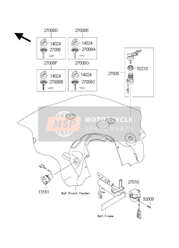 270101421, Switch, Invert Sensor, Kawasaki, 0