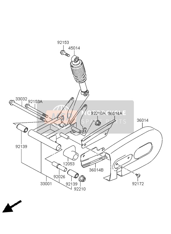 92172S073, Screw,6X16, Kawasaki, 0