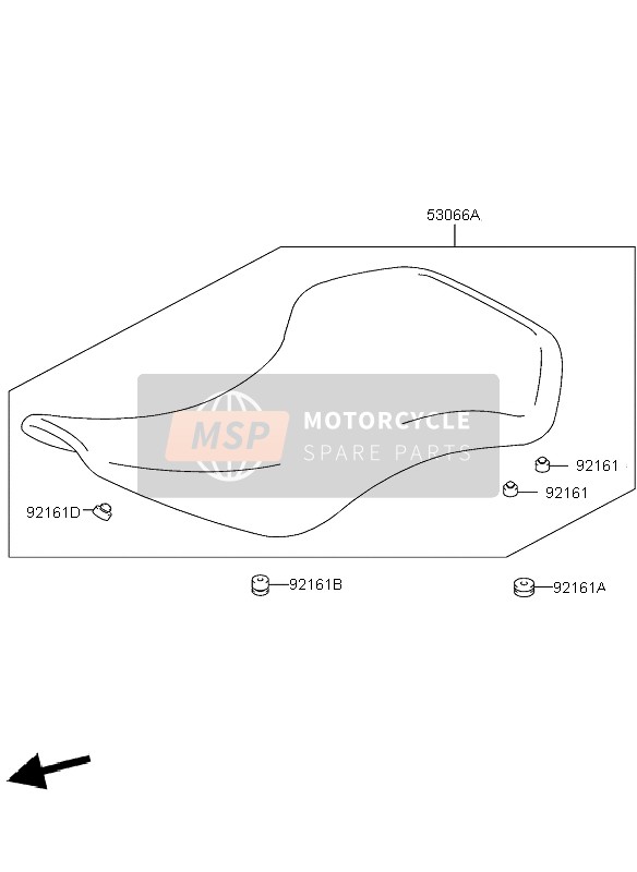 92161S079, Damper, Kawasaki, 0