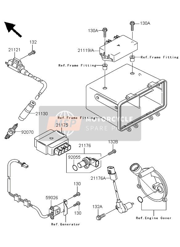 211191628, Igniter, Kawasaki, 0