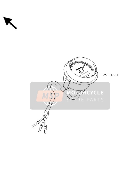 250310007, METER-ASSY,Kph, Kawasaki, 0