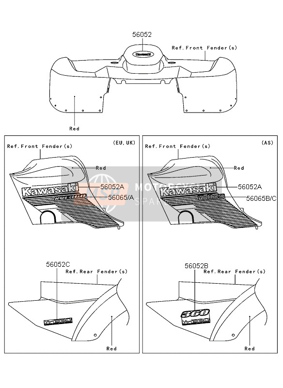 560521731, Mark, Rr Fender, K-EBC, Kawasaki, 0