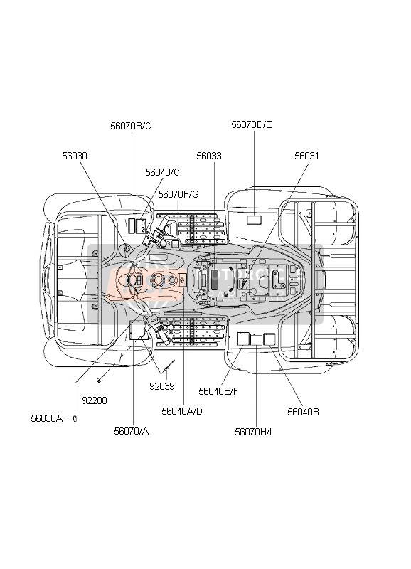 560701271, LABEL-WARNING,Cvt Cover(French), Kawasaki, 2