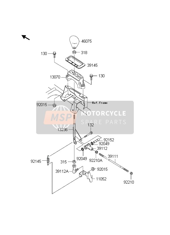 Kawasaki KVF650 PRAIRIE 4x4 2003 Controlar para un 2003 Kawasaki KVF650 PRAIRIE 4x4