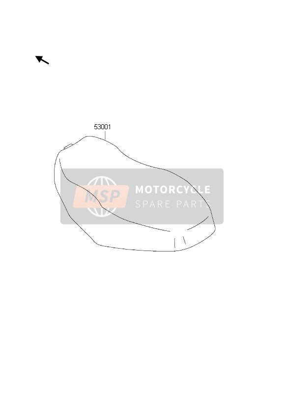 Kawasaki KVF650 PRAIRIE 4x4 2003 SITZ für ein 2003 Kawasaki KVF650 PRAIRIE 4x4