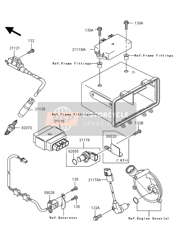 Kawasaki KVF360 4X4 2007 Ignition System for a 2007 Kawasaki KVF360 4X4