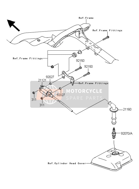 Kawasaki KFX450R 2010 Ignition System for a 2010 Kawasaki KFX450R