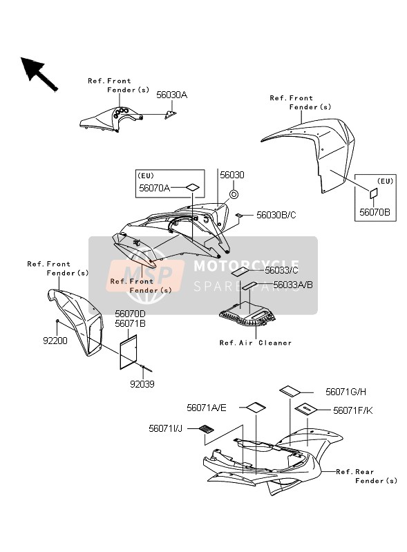 560330064, LABEL-MANUAL,Air Cleaner, Kawasaki, 2