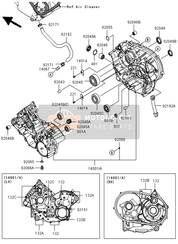 921920970, Tube, Oil Return, Kawasaki, 1