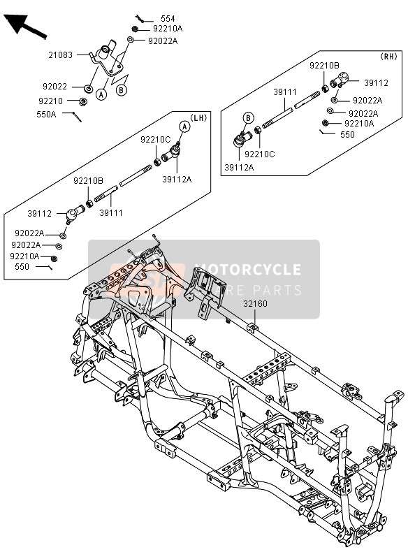 922100603, Nut,12mm, Kawasaki, 0