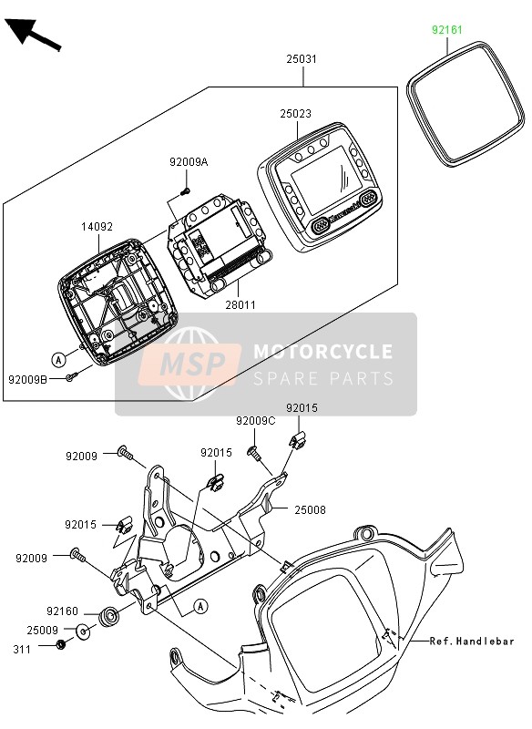 921610906, Damper,Meter, Kawasaki, 0