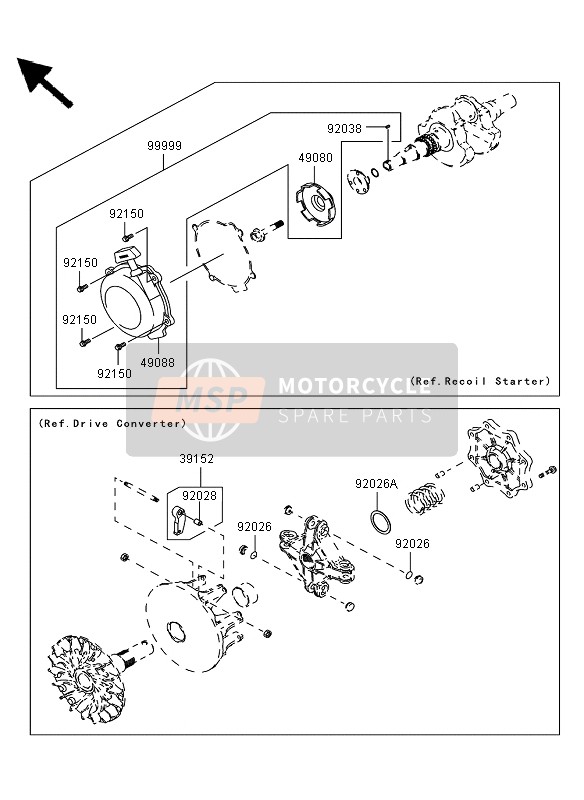 Kawasaki KVF650 4X4 2013 Partes opcionales para un 2013 Kawasaki KVF650 4X4