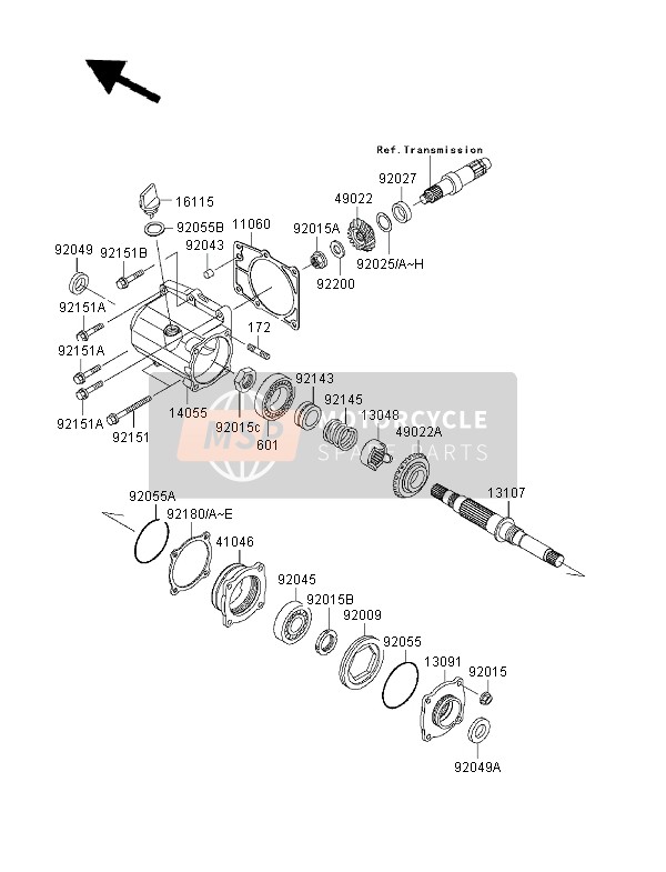 Front Bevel Gear