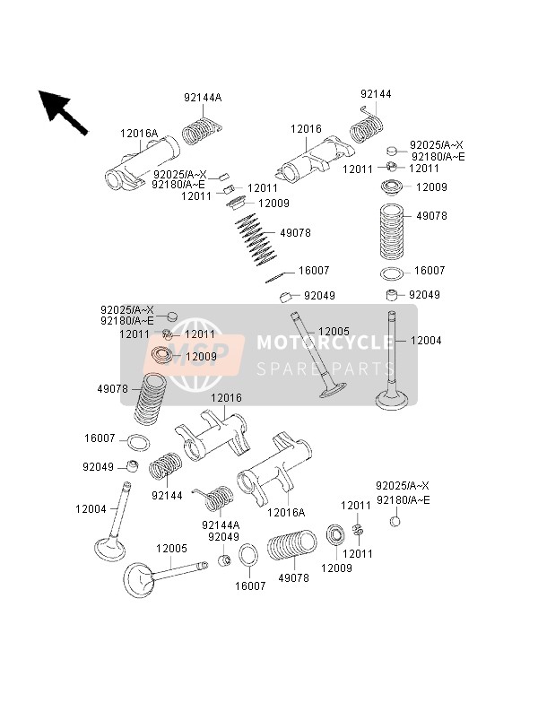 920251881, Ventileinstellscheibe, Kawasaki, 0