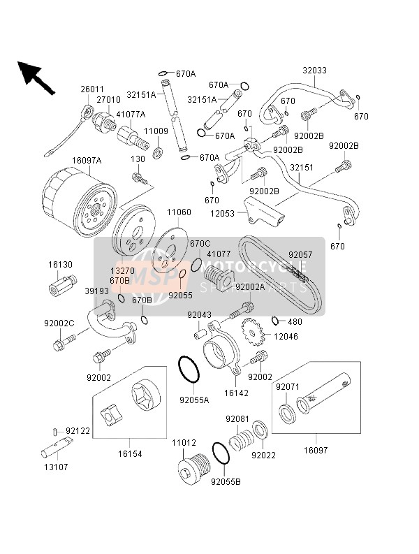 161541056, ROTOR-PUMP,40.56X18, Kawasaki, 0