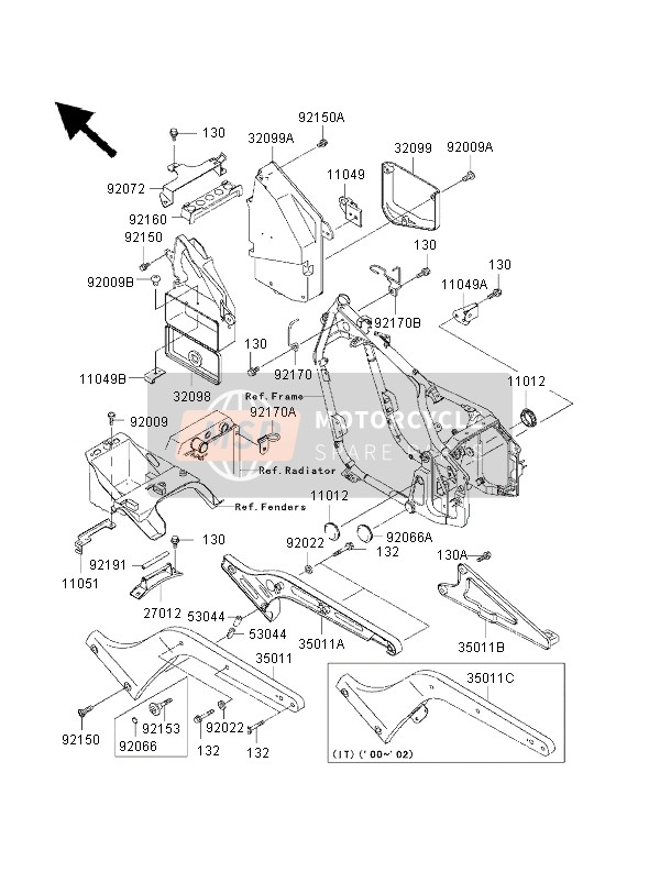 921501517, Bolt,Socket,10X30, Kawasaki, 0