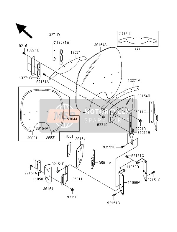 921511752, Bolt,Socket,8X16, Kawasaki, 1