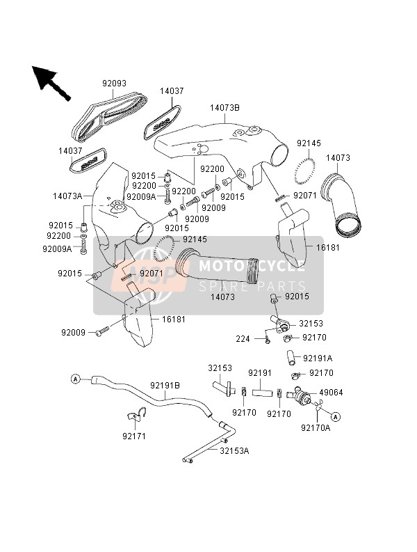 922001480, Washer,Nylon,5.3X11.5X0.5, Kawasaki, 1