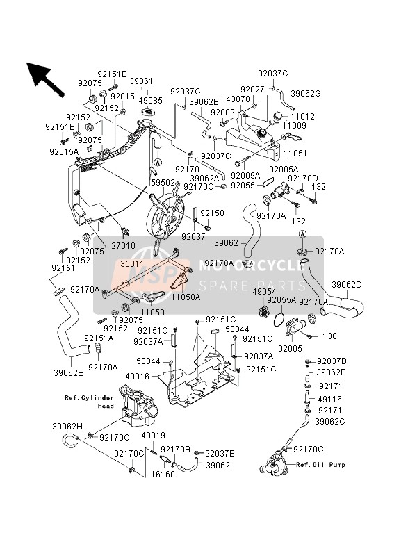 110501644, Bracket, Kawasaki, 0