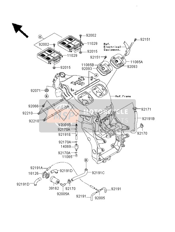 921701529, Clamp, Kawasaki, 0