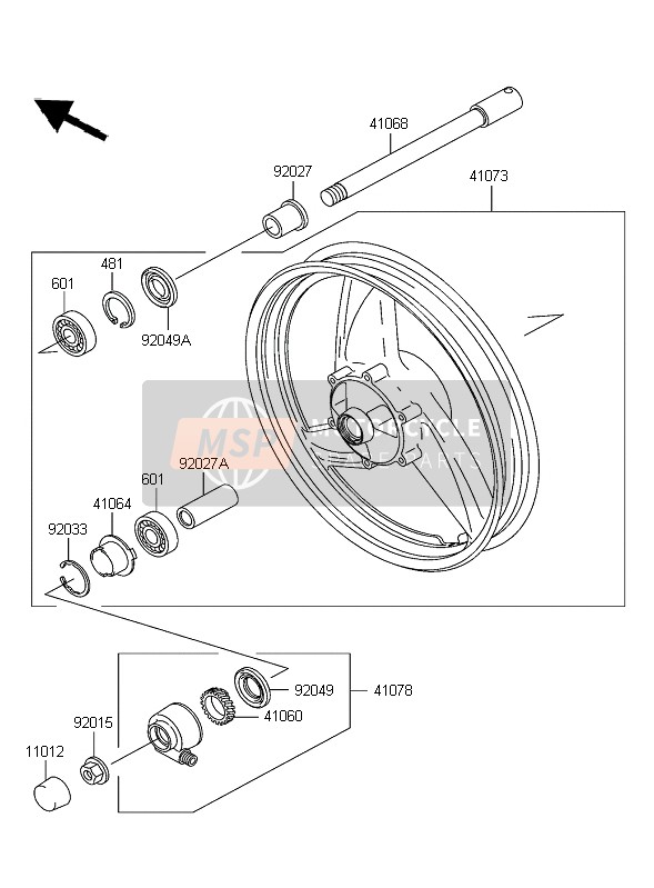 920271980, Collar, 15.2X22X60, Kawasaki, 1