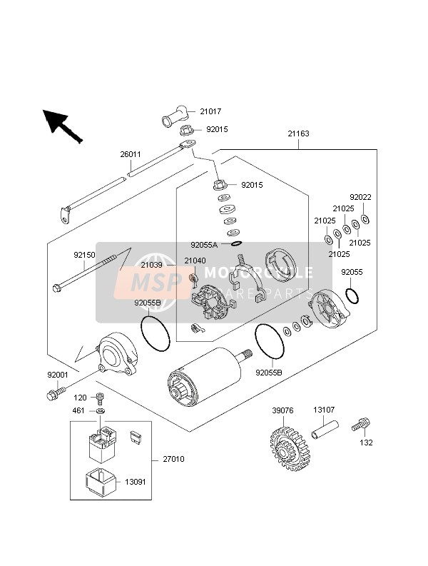 390761061, Limiter,Starter Idle Gear, Kawasaki, 0