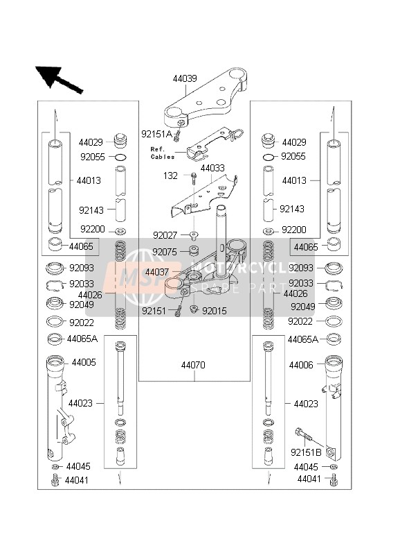 440651114, BUSHING-FRONT Fork,Inner Pipe, Kawasaki, 0