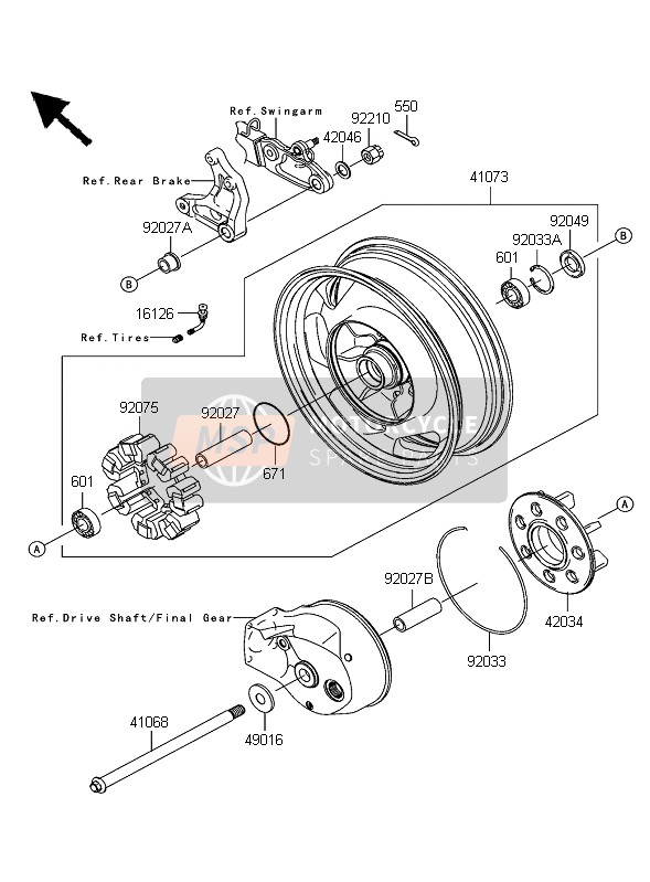 920330012, RING-SNAP,220mm, Kawasaki, 0