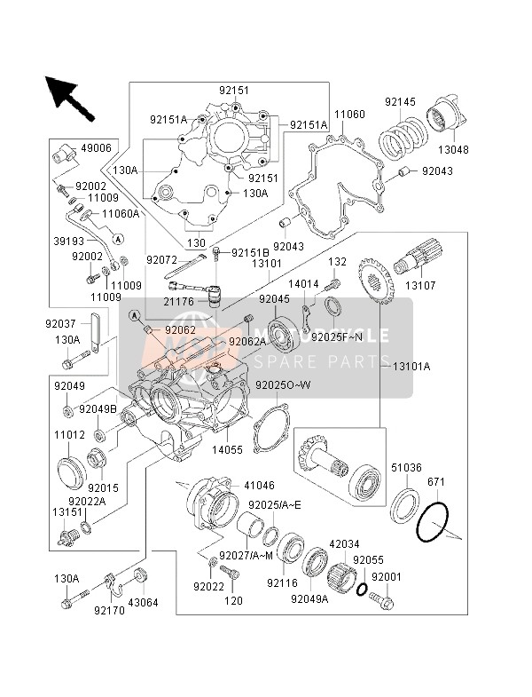 Front Bevel Gear