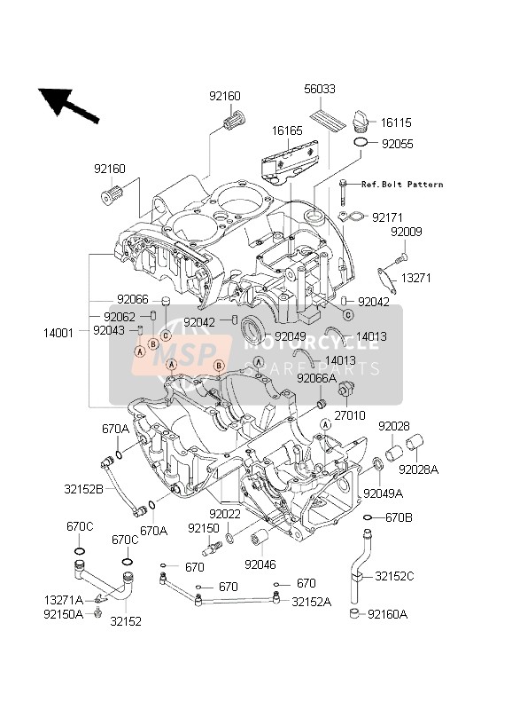 321521904, Pipe,Balancer Oil, Kawasaki, 0