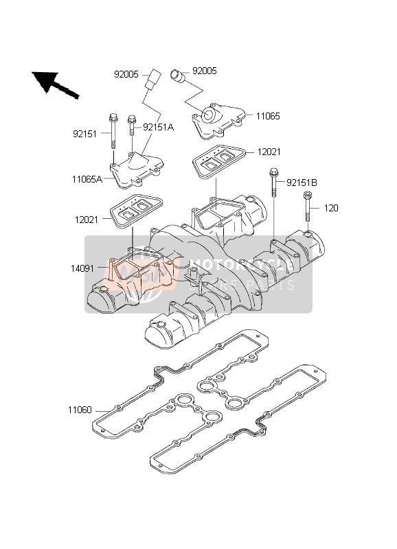 120211003, VALVE-ASSY-REED, Kawasaki, 0