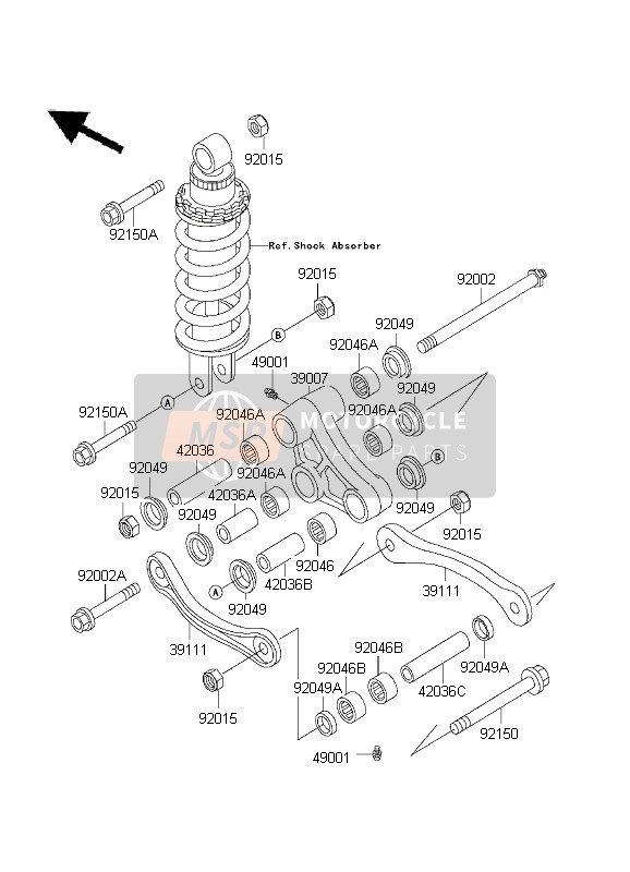 921501258, Schraube,12X63, Kawasaki, 3