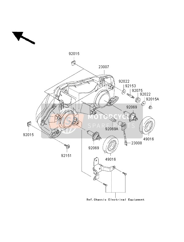 921531158, Bearing Bolt, Kawasaki, 0