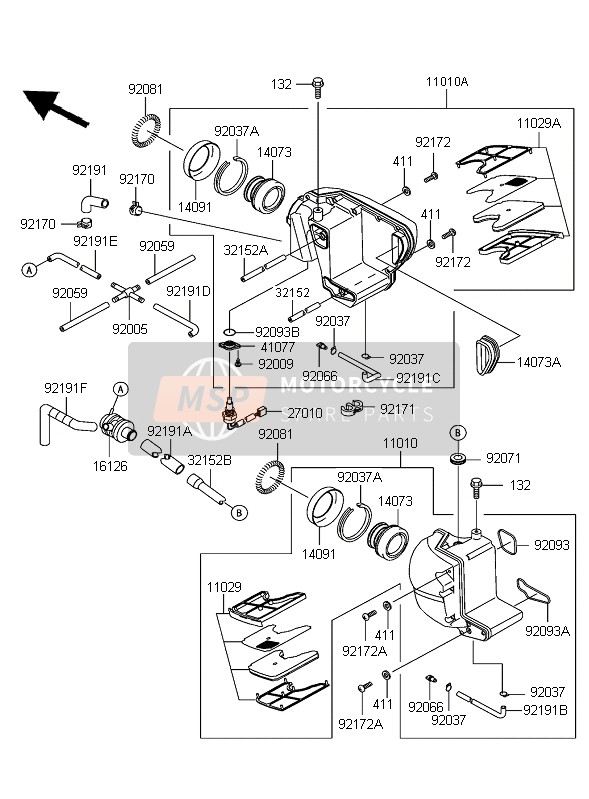 921720011, Screw,Tapping,5X20, Kawasaki, 1