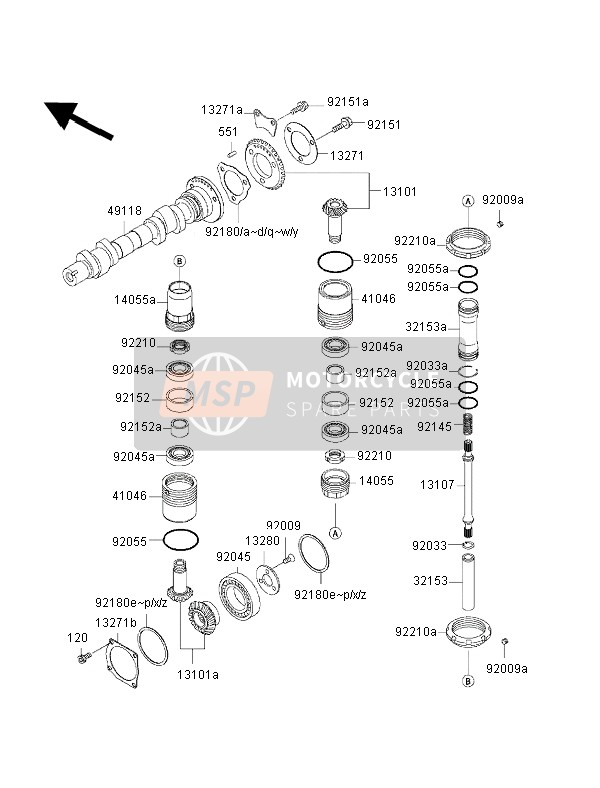 Camshaft & Bevel Gear