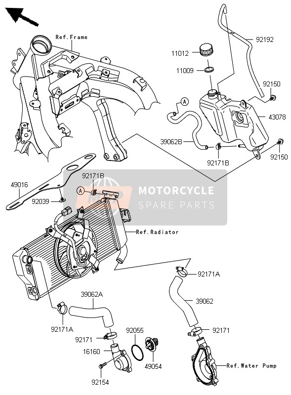 921711992, Clamp,10.5X8X0.7, Kawasaki, 0