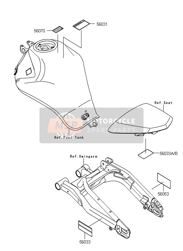 560330709, LABEL-MANUAL, Daily Safety, Kawasaki, 0