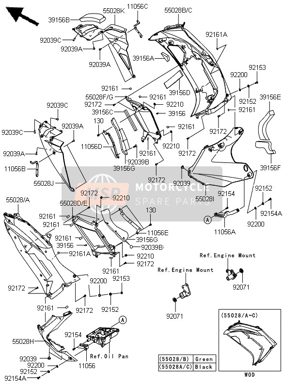 921540777, Bolt,Flanged,6X14, Kawasaki, 0