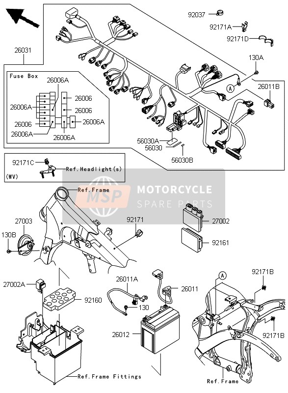 921601635, Damper,Battery, Kawasaki, 0