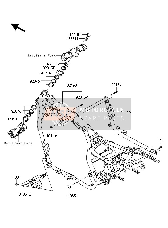 921540156, Bolt,Flanged,10X30, Kawasaki, 0