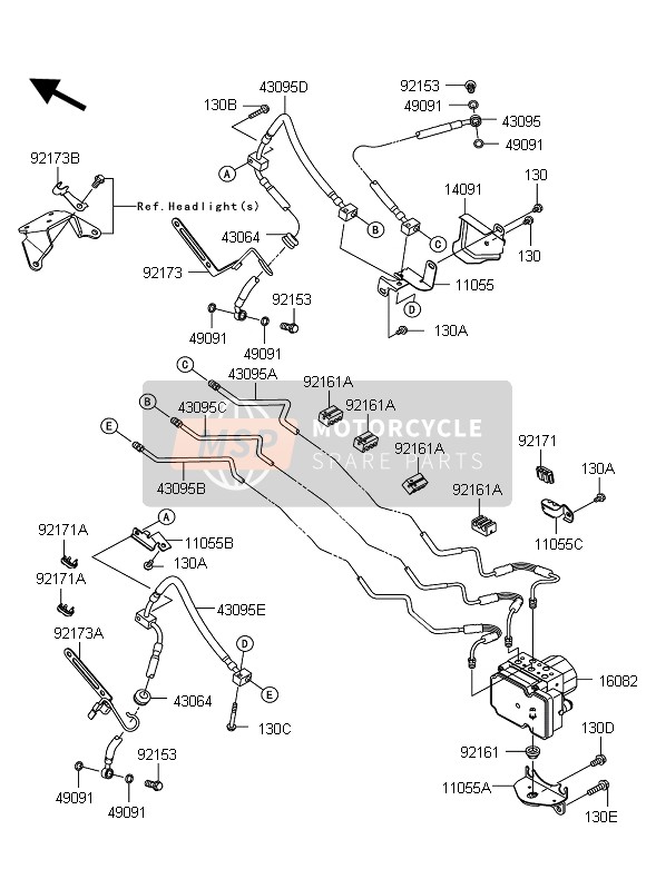 110551896, Bracket, Kawasaki, 0