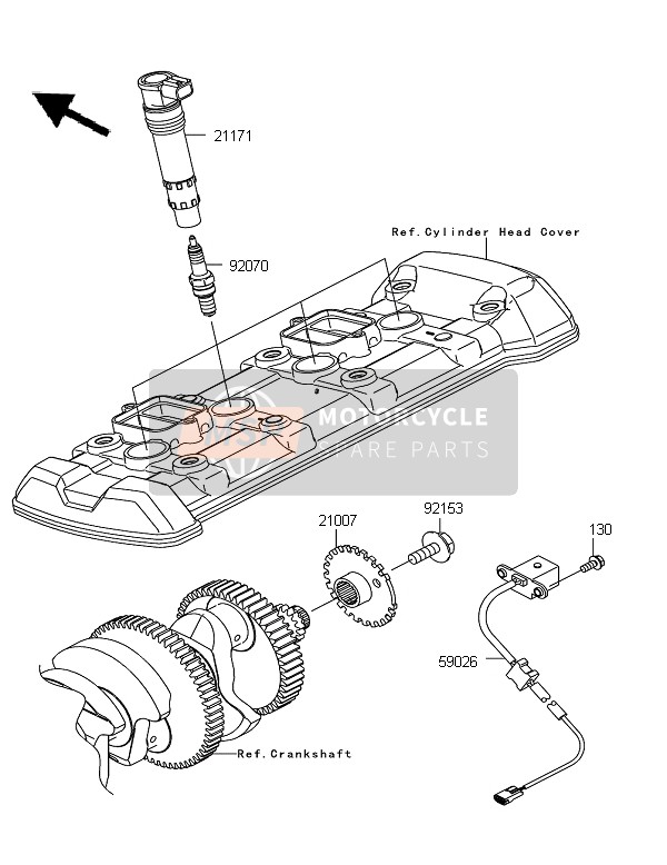 210070143, Rotor, Kawasaki, 0