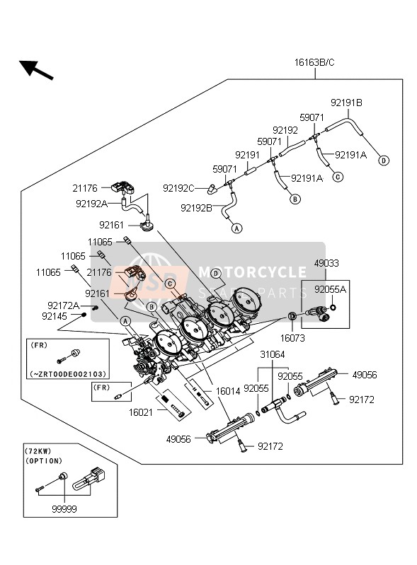 160210025, SCREW-THROTTLE Stop, Kawasaki, 0